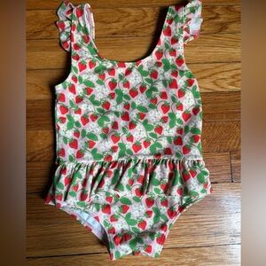 Baby Boden Strawberry Swimsuit
